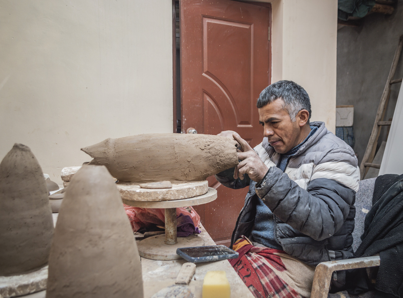 Cerámica de pueblo de Quinua por Artemio Poma